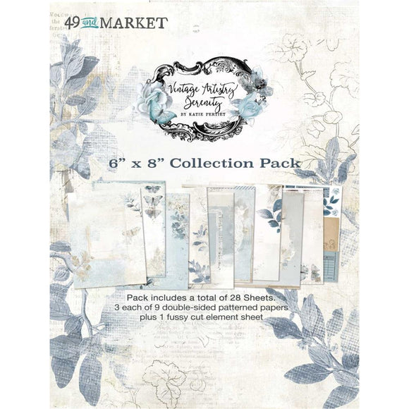 Vintage Artistry Serenity 6 x 8 paper collection