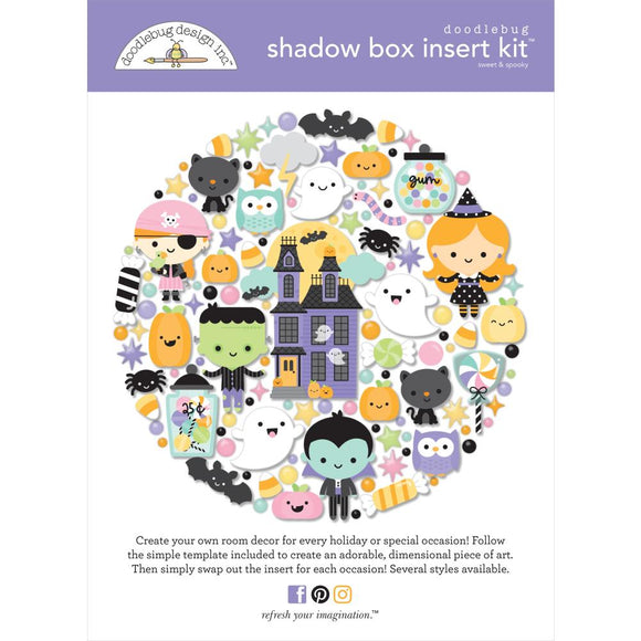 8277 Sweet & Spooky Shadow Box Insert
