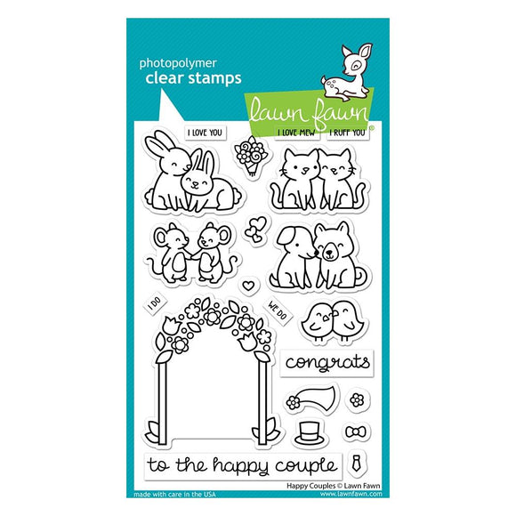 LF3353 Happy Couples Clear Stamp Set