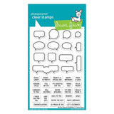LF3359 All the Speech Bubbles Clear Stamp Set