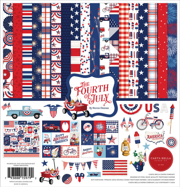 The Fourth of July 12 x 12 Paper Collection