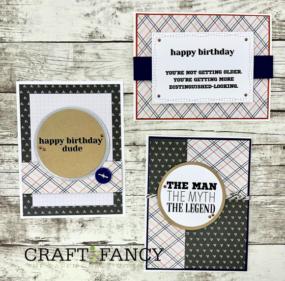 Quick and Easy Masculine Card Kit