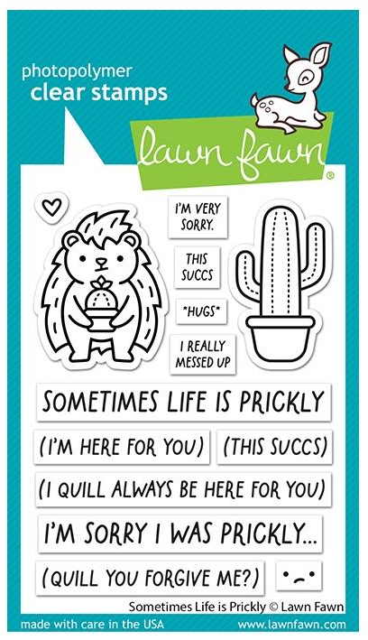 LF3355 Sometimes Life is Prickly Clear Stamp Set