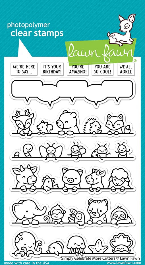 LF3164 Simply Celebrate More Critters Stamp Set