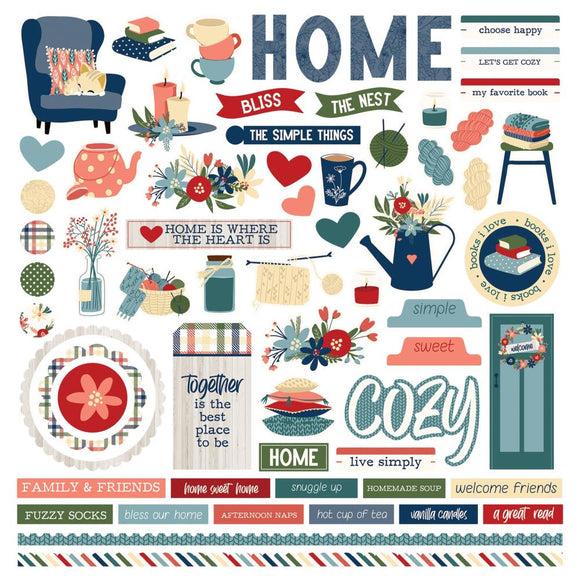 PhotoPlay Heart & Home Stickers  12