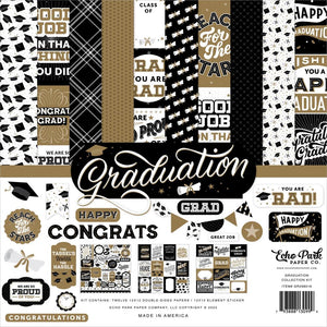 GR298016 Graduation 12 x 12" Paper Pack