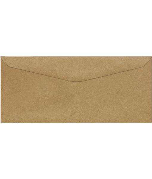10 Slimline Envelopes - Kraft