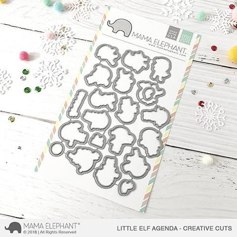 Mama Elephant Little Elf Agenda Creative Cuts