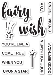 CL455 Fairy Wishes clear stamp set