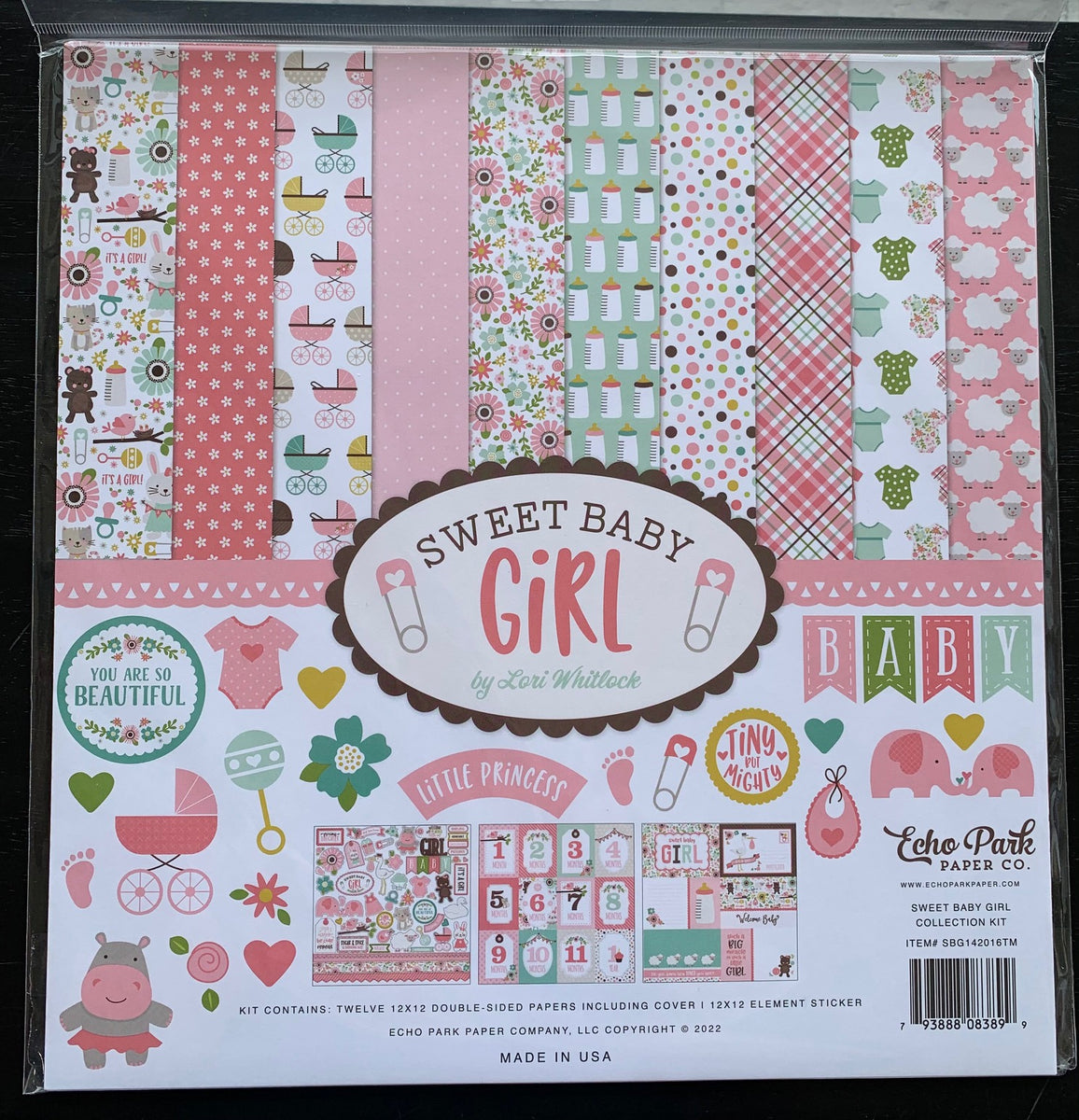 Echo Park 12x12 Cardstock Stickers - Sweet Baby - Boy - Elements –  Scrapbooking for Less