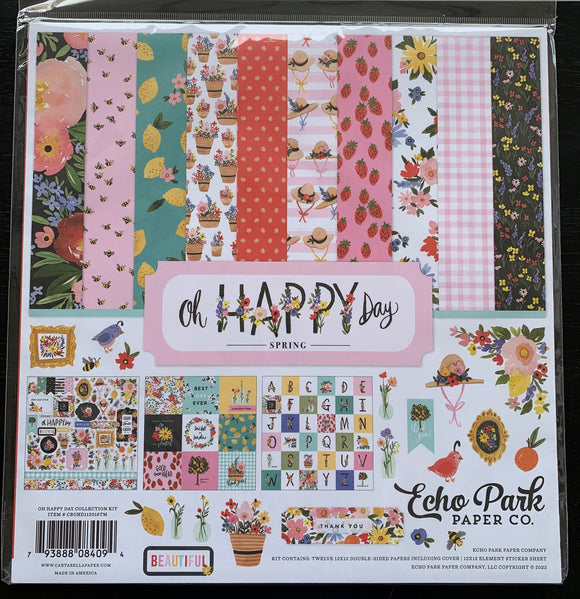 Echo Park Paper Oh Happy Day Spring 12x12 Collection