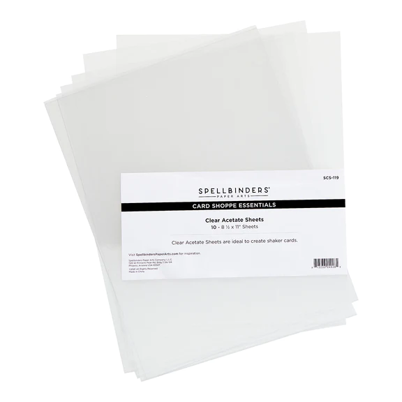 SCS-119 Clear Acetate Sheets