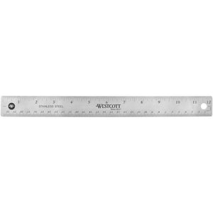 Stainless Steel Ruler with Non Slip Cork Back