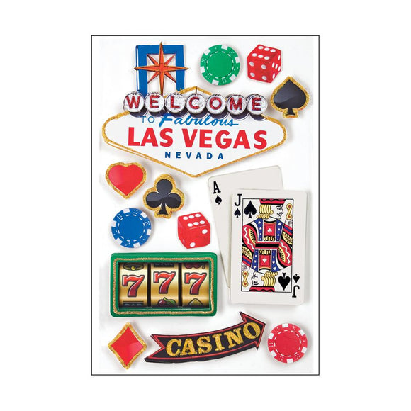 STDM-0029 3D Las Vegas Stickers