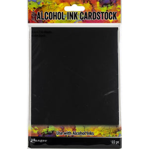 TAC65487 Alcohol Ink Cardstock - Black Matte