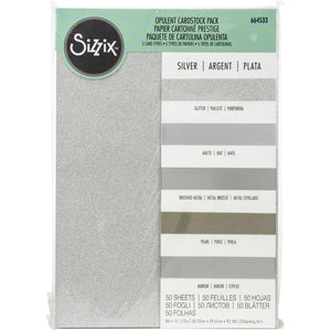 664533 Silver Opulent Cardstock