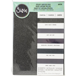 664536 Charcoal Opulent Cardstock