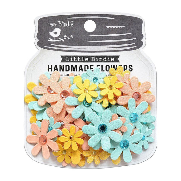 Sunshine And Lemonade Sparkle Florettes Paper Flowers