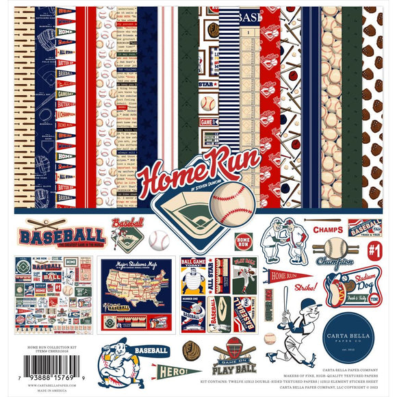 Home Run 12 x 12 Paper Collection