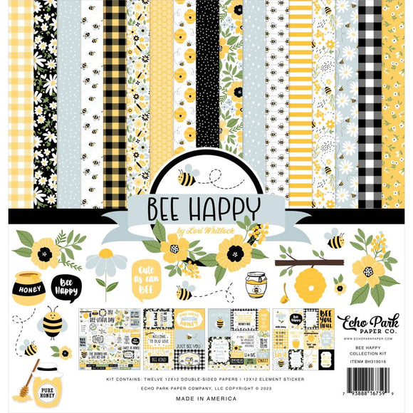 BH319016 Bee Happy 12 x 12 Paper Pack