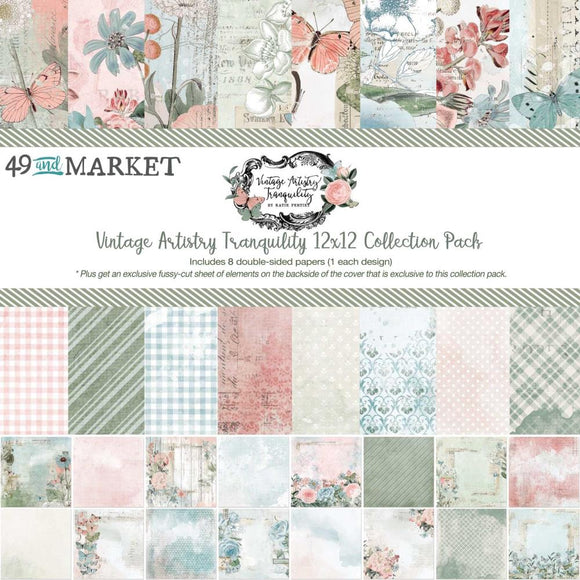 Vintage Artistry Tranquility 12 x 12 Paper Pack