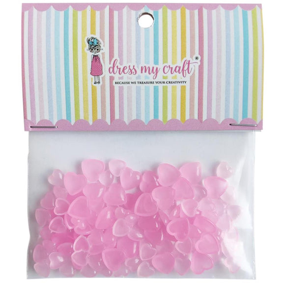 Pastel Pink Hearts - Assorted Sizes