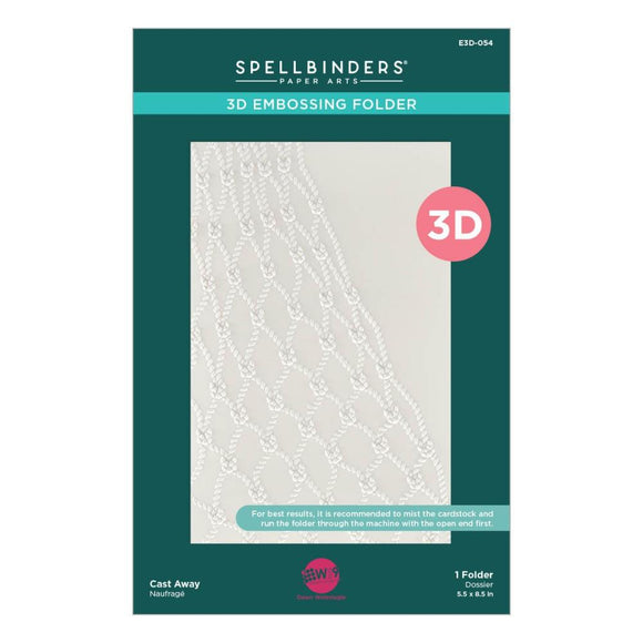E3D-054 Cast Away Embossing Folder