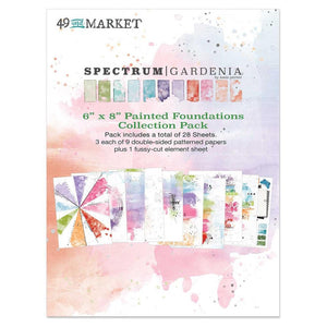Spectrum Gardenia Painted Foundations 6x8" Paper Pad