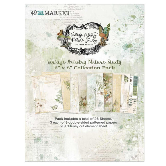 NS-41688 Vintage Artistry Nature Study 6 x 8 Paper Pack