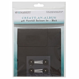 Black Waterfall Enclosure Set 4x6