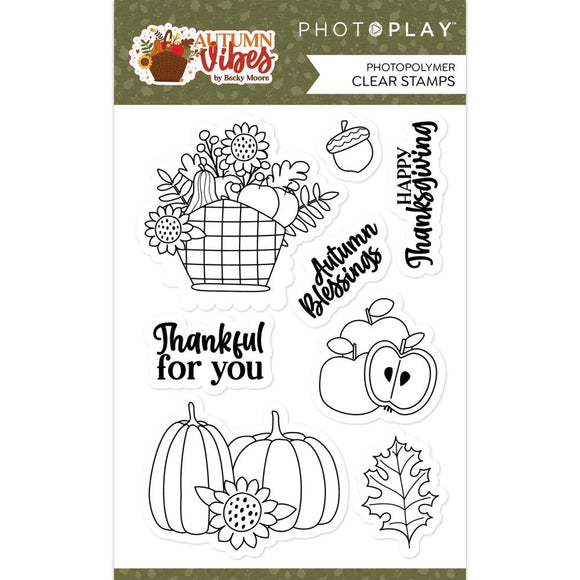 Autumn Vibes Clear Stamps