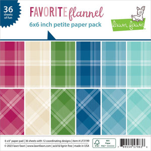LF3199 Favorite Flannel 6 x 6 Paper Pad