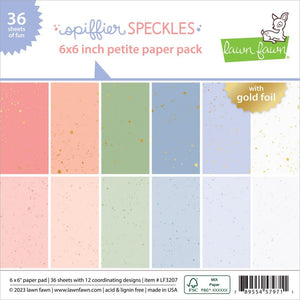 LF3207 Spiffier Speckles 6 x 6 Paper Pad