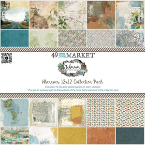 Wherever 49 And Market Collection Pack 12"X12"