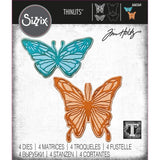 Sizzix Thinlits Dies By Tim Holtz  - Vault Scribbly Butterfly