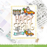 LF3351  Carrot 'bout You Banner Add-On Clear Stamp Set