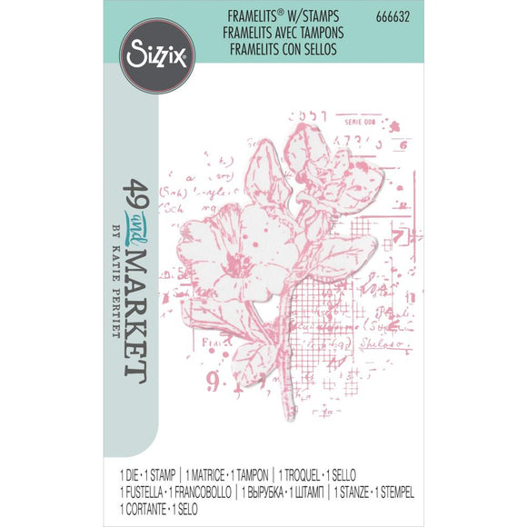 666632 Framelits Die & Stamp Set By 49 & Market - Floral Mix