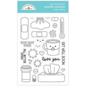 8028 Happy Healing Doodle Stamps