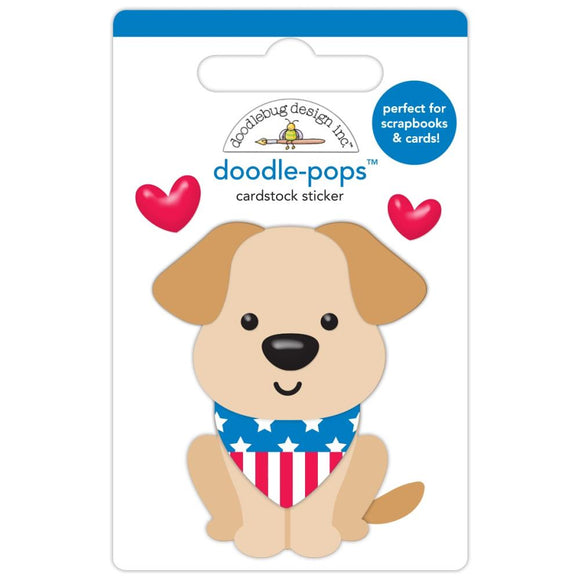 DB8507 Patriotic Puppy Doodle-Pop