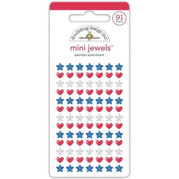 DB8504 Patriotic Assortment Mini Jewels