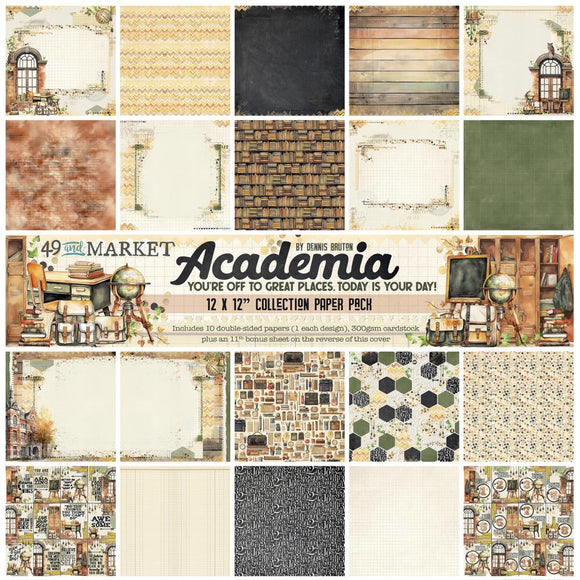 Academia 12x12 Paper Collection