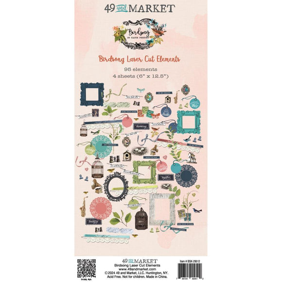 Birdsong Laser Cut Outs