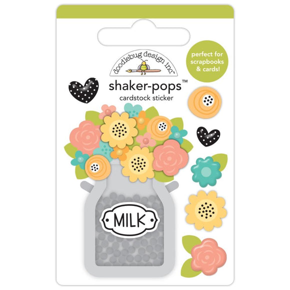 Farmhouse Cream Of The Crop Shaker-Pops 3D Sticker