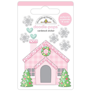 8726 Christmas Cottage Doodle Pop