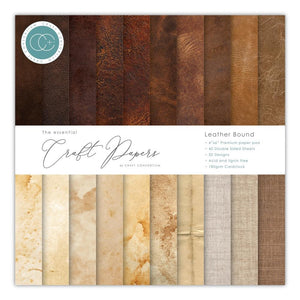 CCEPAD035B Leather Bound 6x6 Paper Pad
