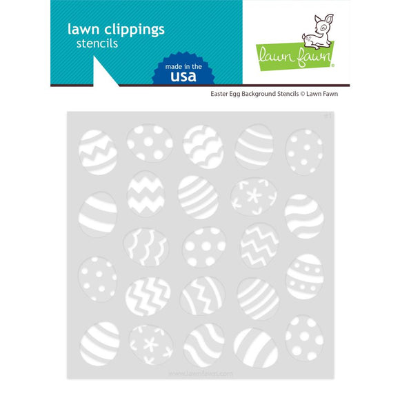 LF3692 Easter Egg Background Stencil