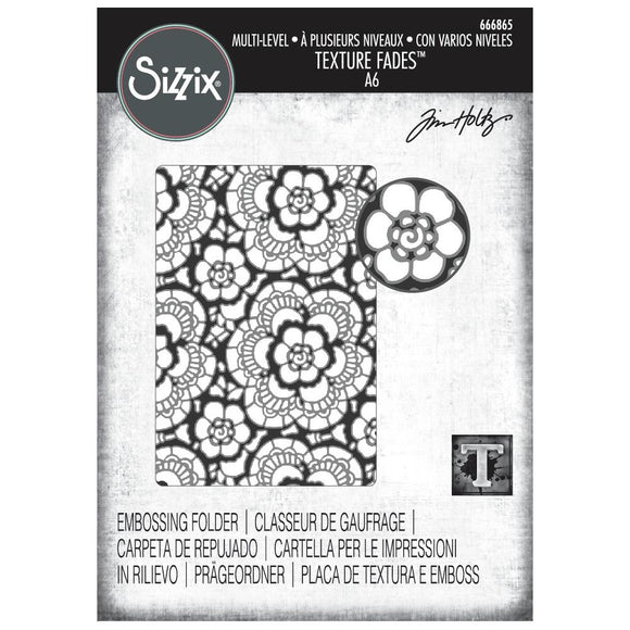 666865 Vault Lace Embossing Folder