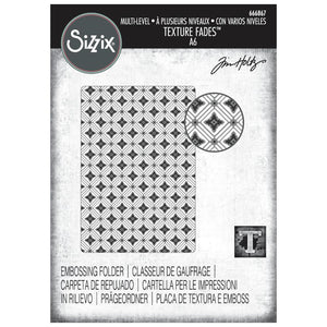 666867 Vault Diamonds Embossing Folder