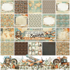 Wanderlust Explorer 12x12 Paper Collection