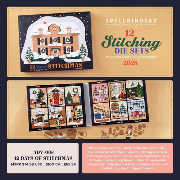 Spellbinders 12 Days of Stitchmas